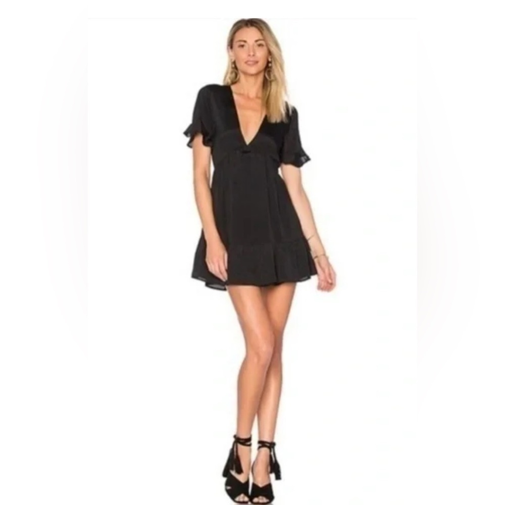 Privacy Please Black Mini Dress REVOLVE